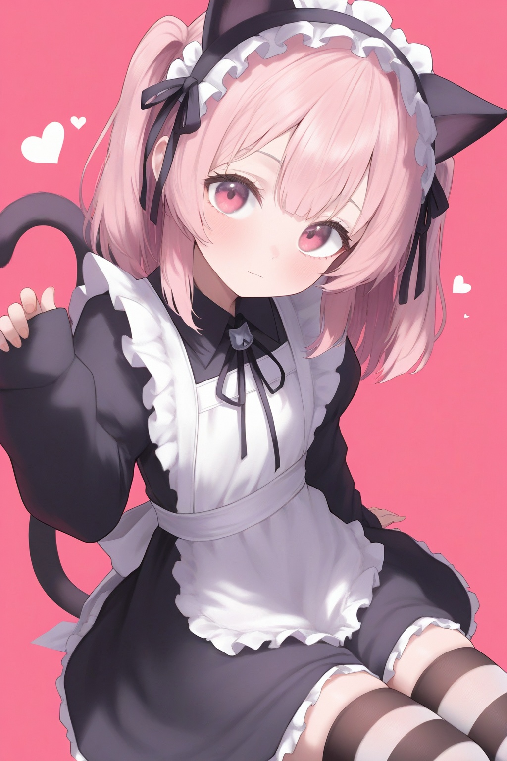 1girl,  solo,  pink hair on Tensor.Art