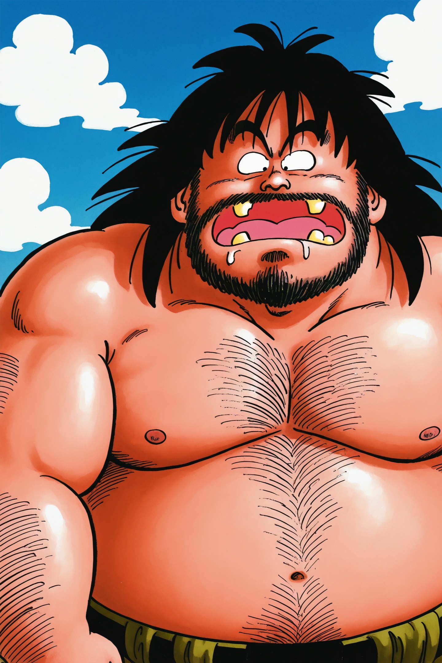 Toriyama Akira Style,  Bacterian \(Dragon Ball\),  male focus on Tensor.Art