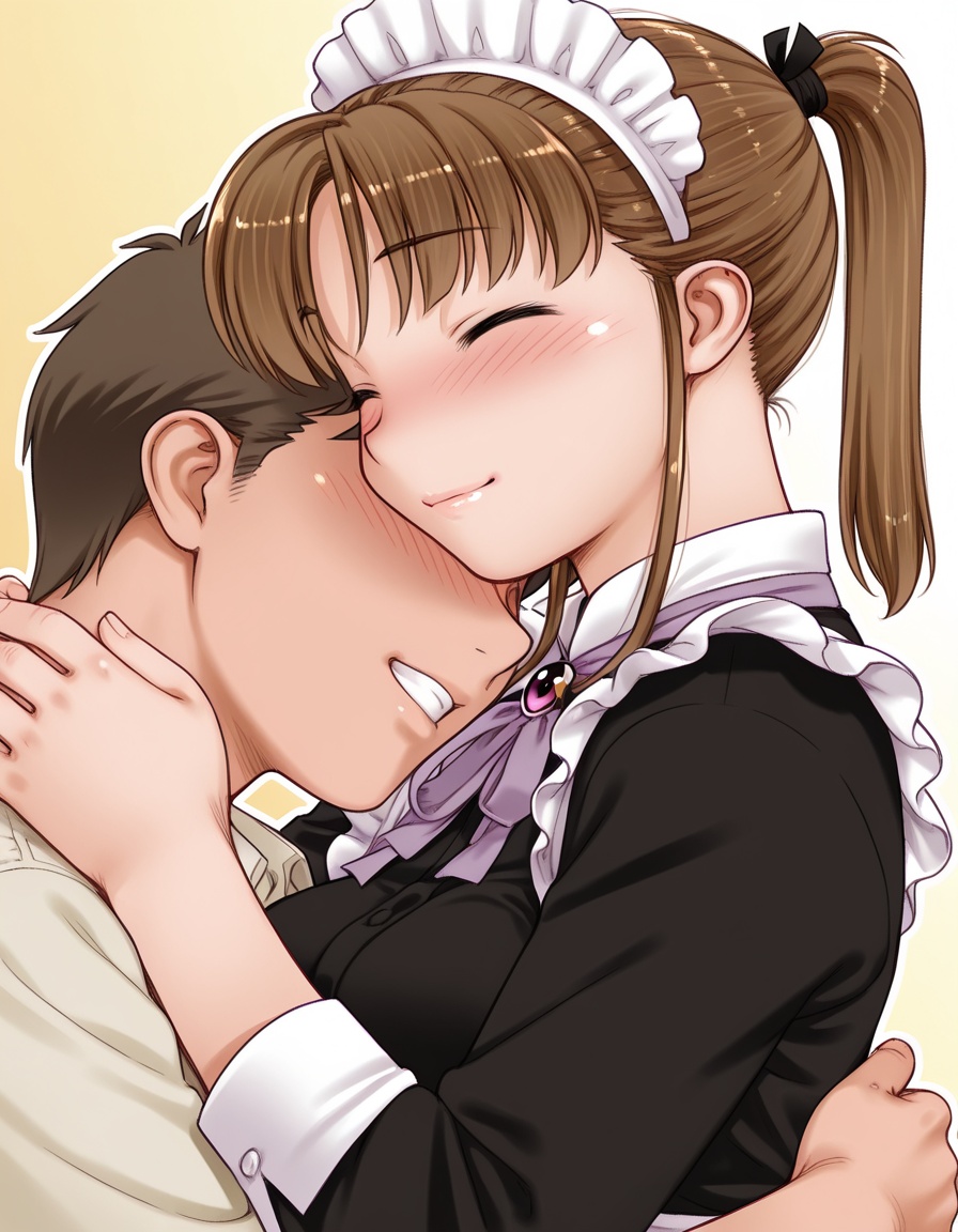 ktstyle1girl,  1boy,  maid on Tensor.Art