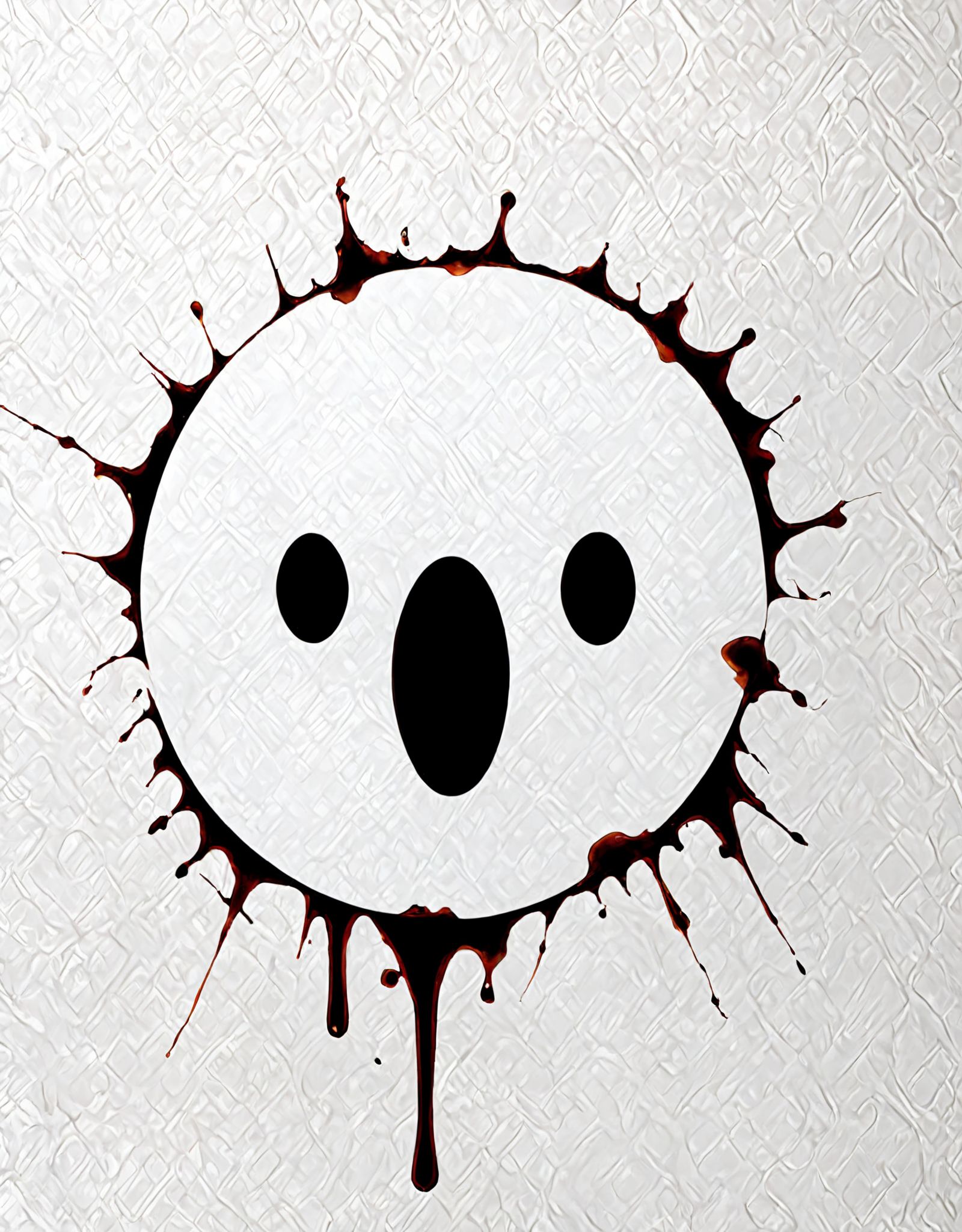 [koala face::2] wall stain white wall paper on Tensor.Art