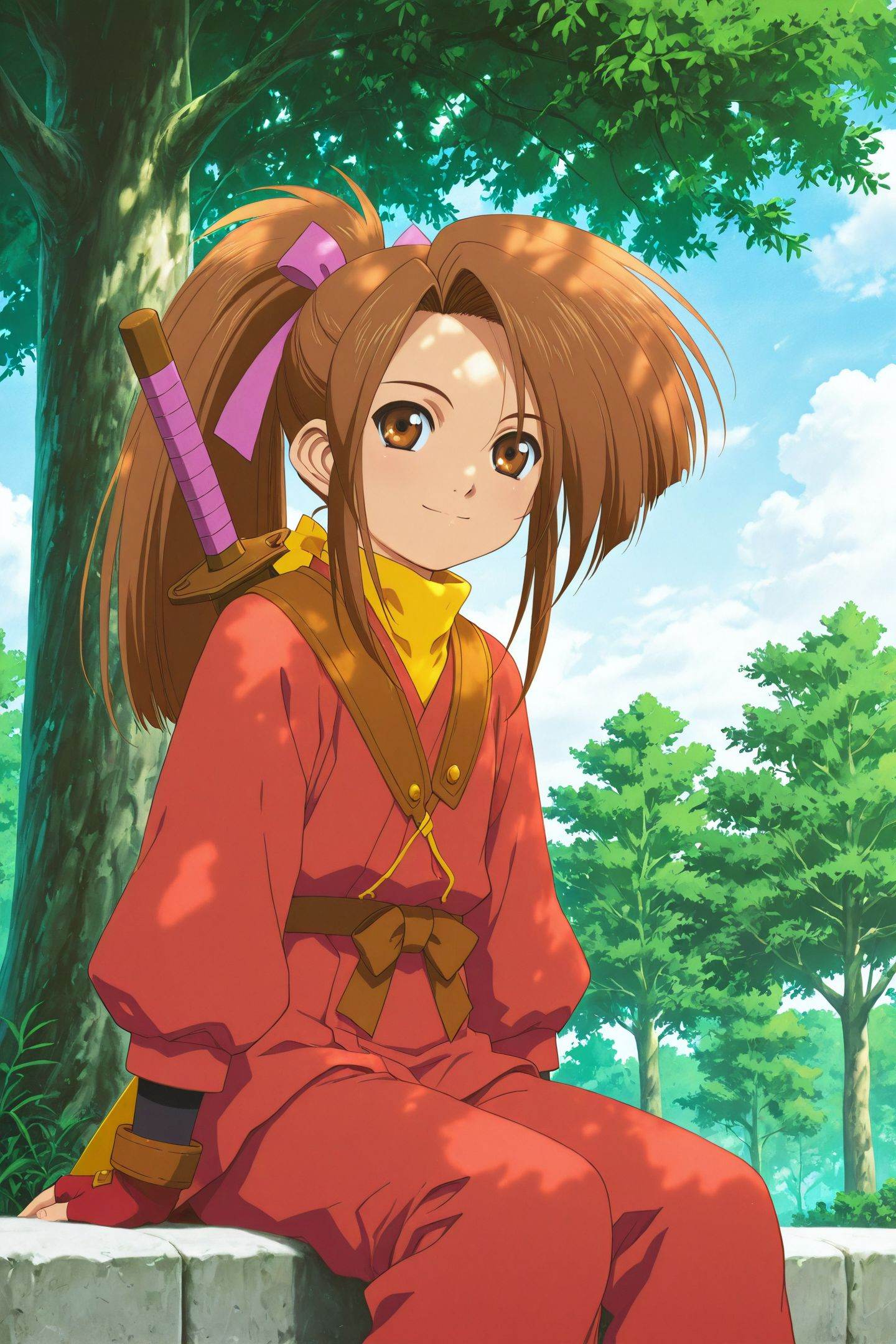 Tales of Phantasia Style,  Fujibayashi Suzu,  solo on Tensor.Art