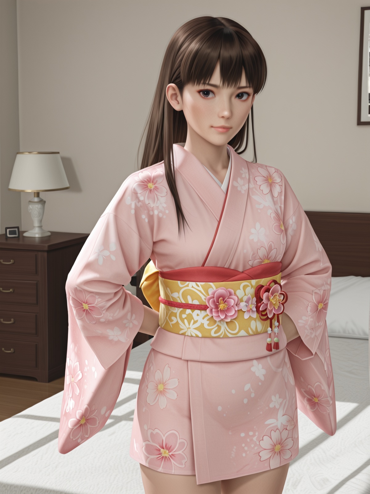 lei fang \(doax vv\),  kimono,  bedroom on Tensor.Art