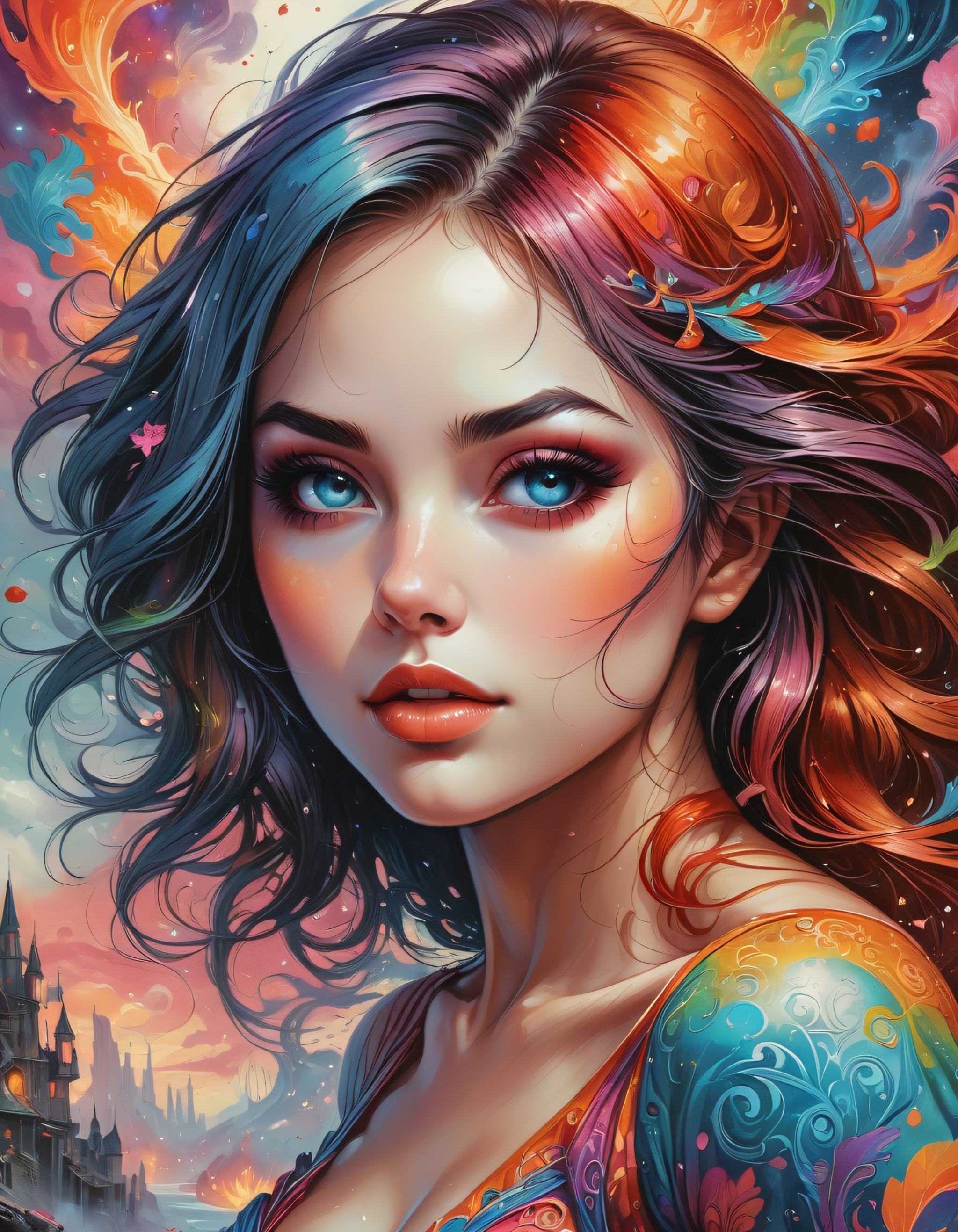 crazy hot woman,  the woman of your dreams,  detailed on Tensor.Art