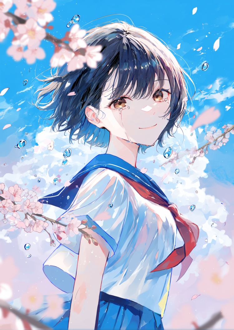 青岚空灵/水彩风格 by chosen鲷 on Tensor.Art