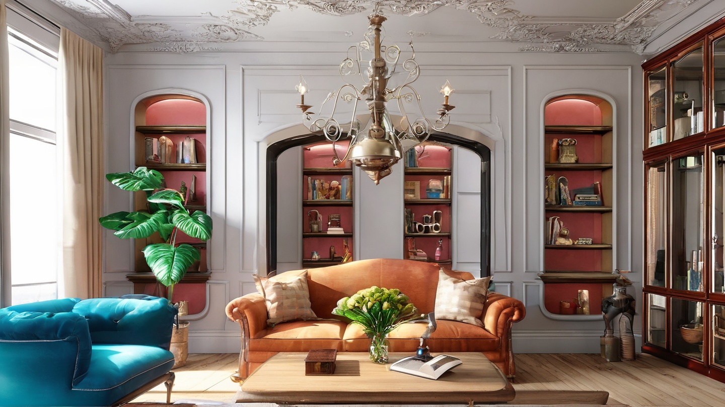 <lora:fashi XL1.0-000003>,fashifeng,, no humans,window,table,couch,indoors,chair,wooden floor,vase,cup,lamp,potted plant,book,flower,shelf,plant,masterpiece,8K,reality,day,incredibly absurdres,huge filesize,
