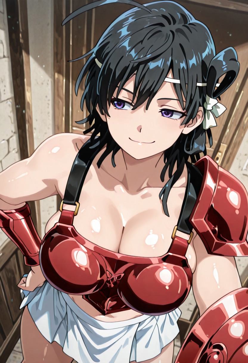 magtotoazza ,  1girl ,  black hair on Tensor.Art