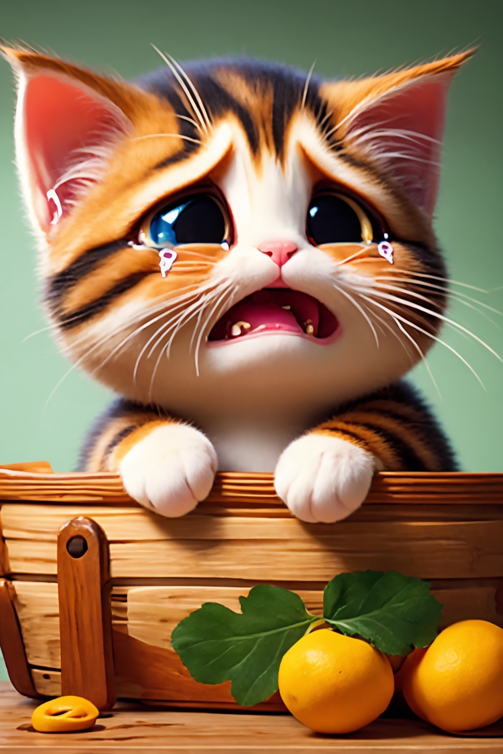 Hungry kitten is crying,<lora:Again_Cat_Lora:1>