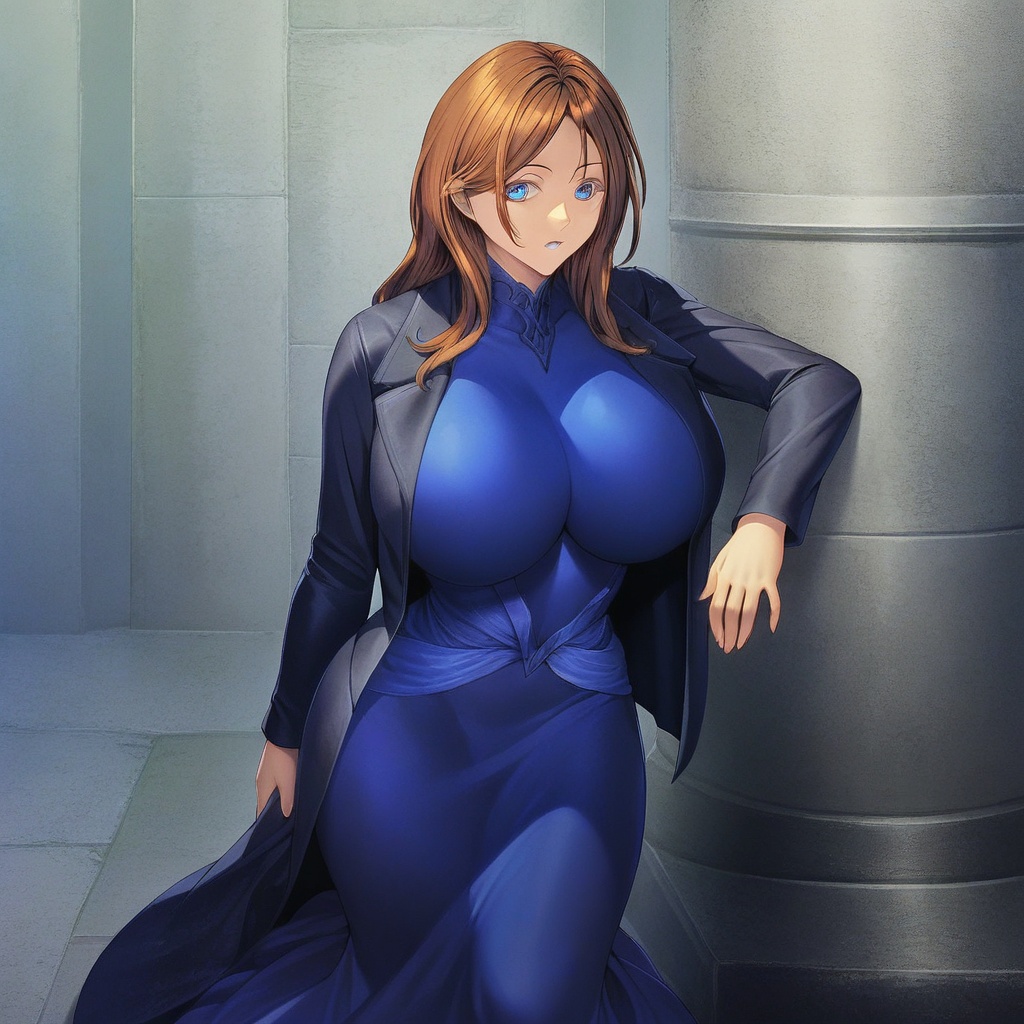 1girl,  solo,  black jacket on Tensor.Art
