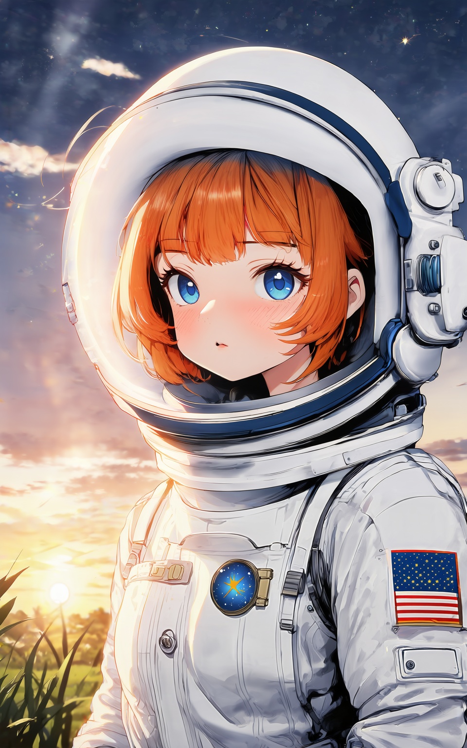 anime style,  1girl,  looking at viewer on Tensor.Art