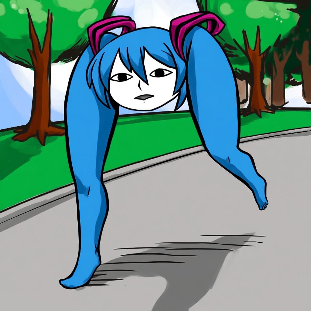 shiteyan'yo,  1girl,  disembodied head on Tensor.Art