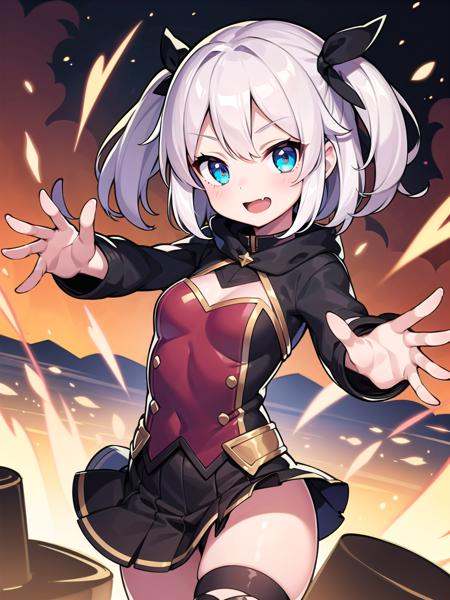 1girl,  solo,  dynamic pose on Tensor.Art
