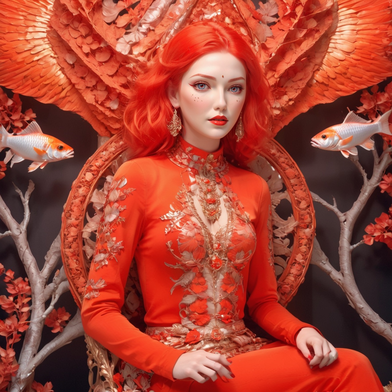 aw0k euphoricred style,  photograph,  Golden ratio on Tensor.Art
