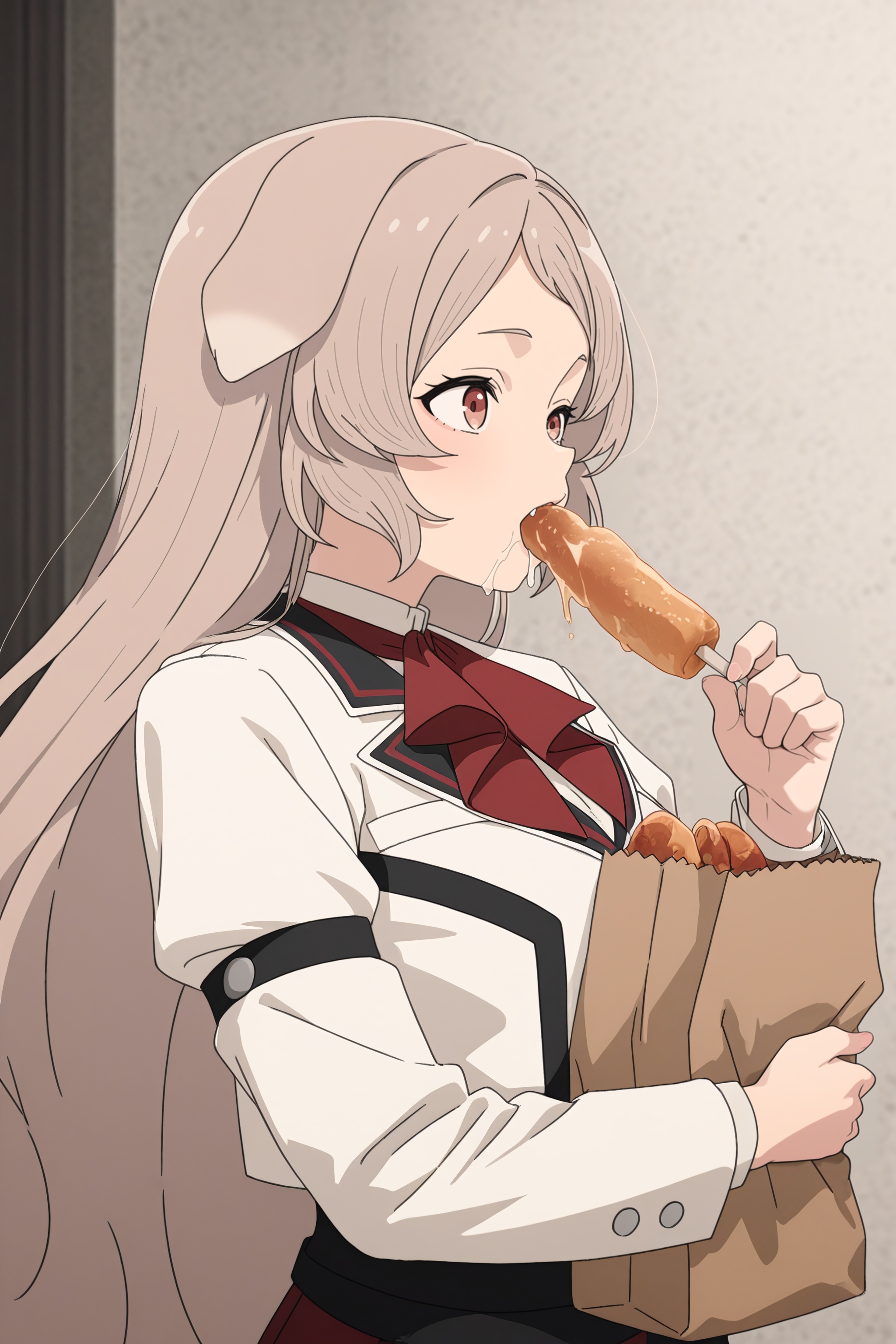 pursena-mushokutensei,  1girl,  food on Tensor.Art