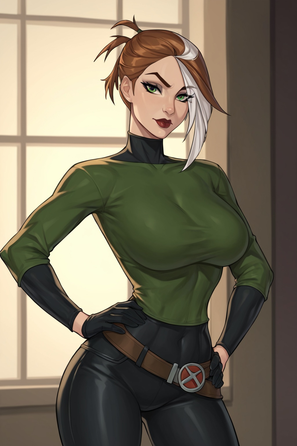 PonyXLV6_Scores BREAK (perfect anatomy,  absurd resolution,  cowboy shot) BREAK anna marie on Tensor.Art