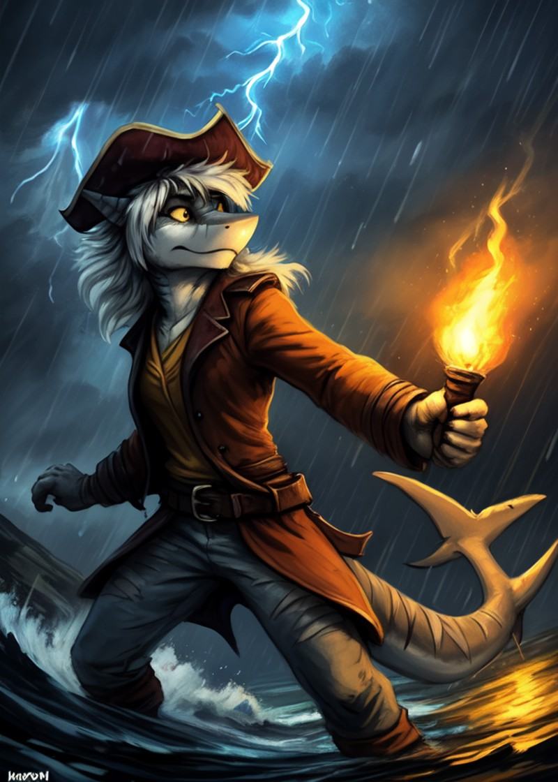 (traditional media,  by Foxovh,  by Haps on Tensor.Art