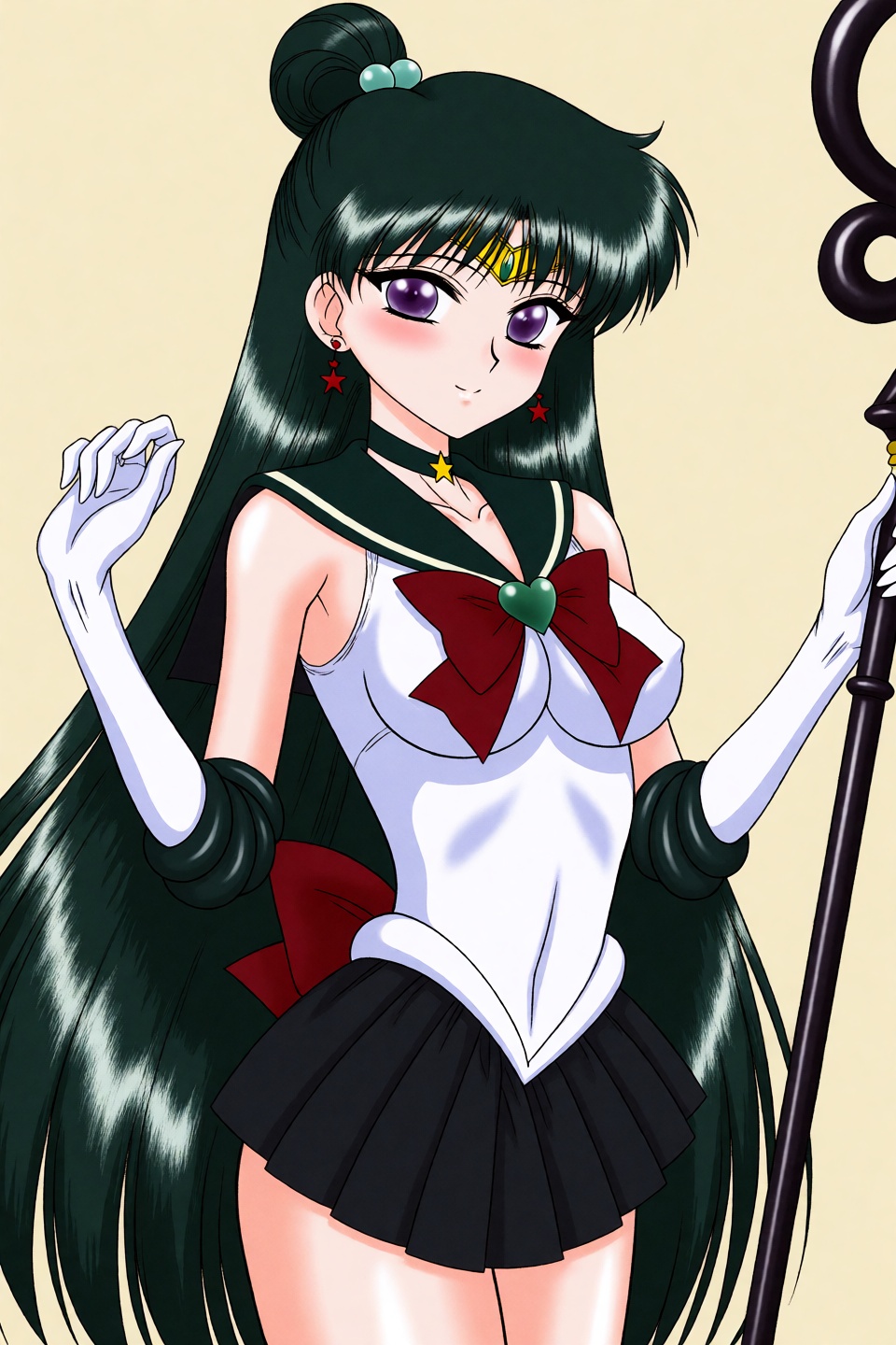 Kuroinu Juu Style,  sailor pluto,  Meiou Setsuna on Tensor.Art