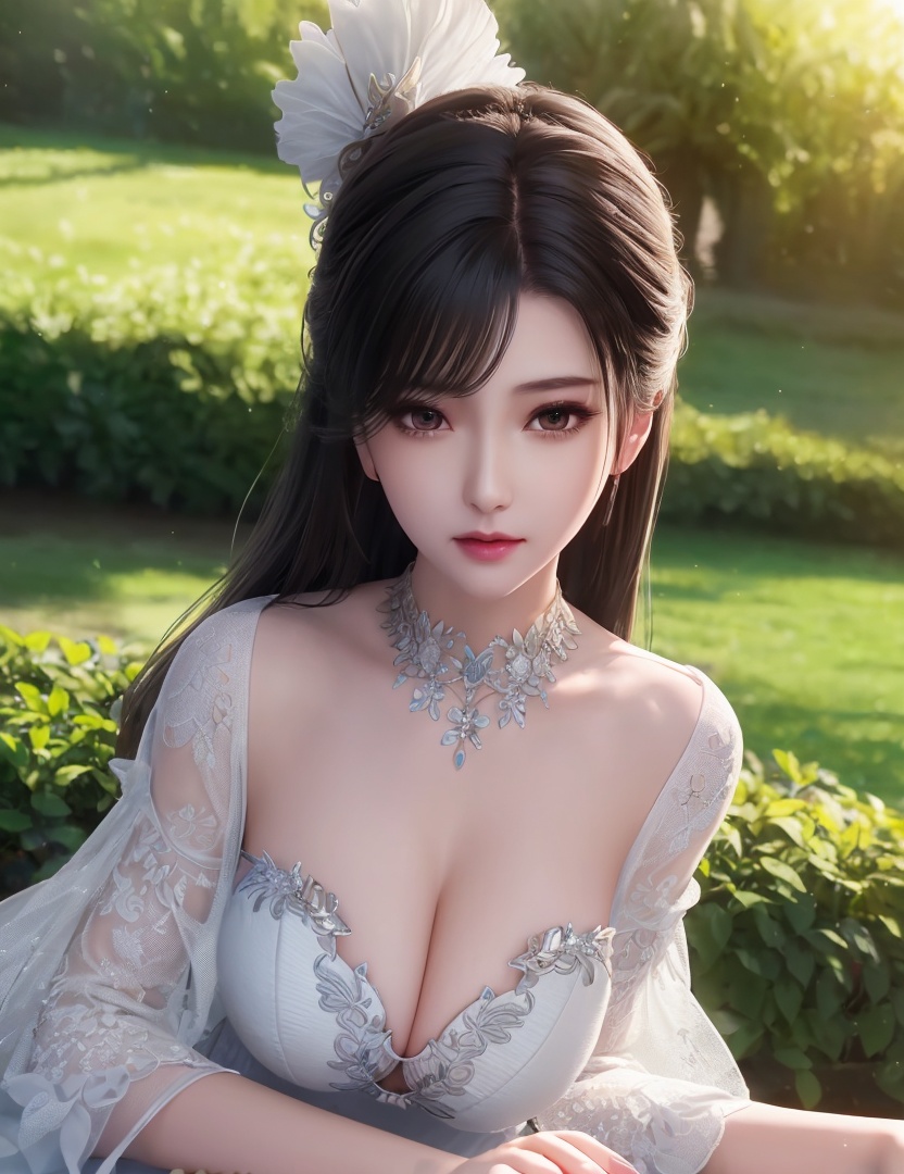 <lora:520-DA-诛仙CG-陆雪琪:0.8>(,1girl, ,best quality, ),looking at viewer,  ,ultra detailed background,ultra detailed background,ultra realistic 8k cg, ,masterpiece, (( , )),,  fiction,mole, ultra realistic 8k cg, ,      , lemon blossoms,  (cleavage), (), ,,,