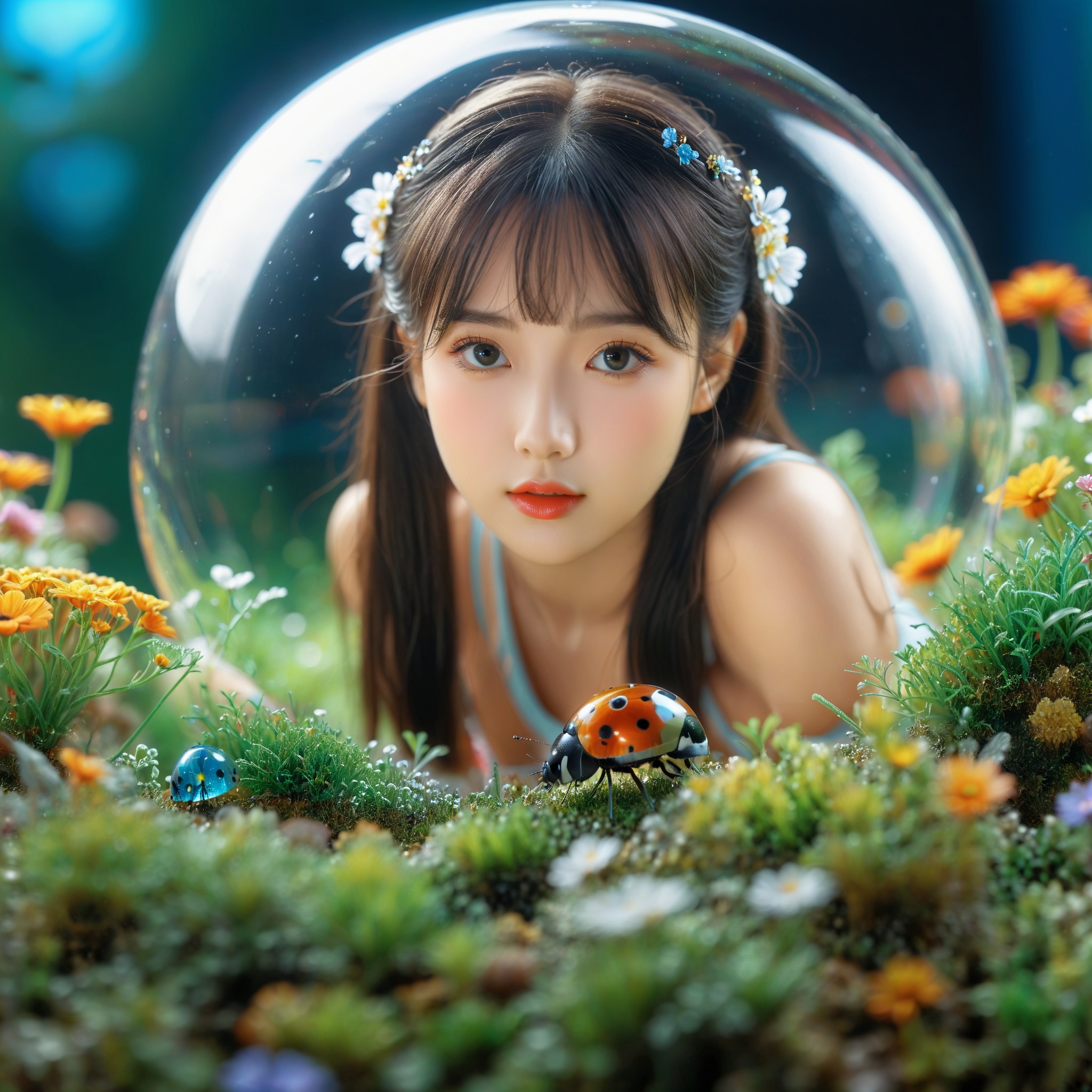 Best quality,masterpiece,ultra high res,highly detailed,8k,HD,extremely beautiful,micro world,1girl,