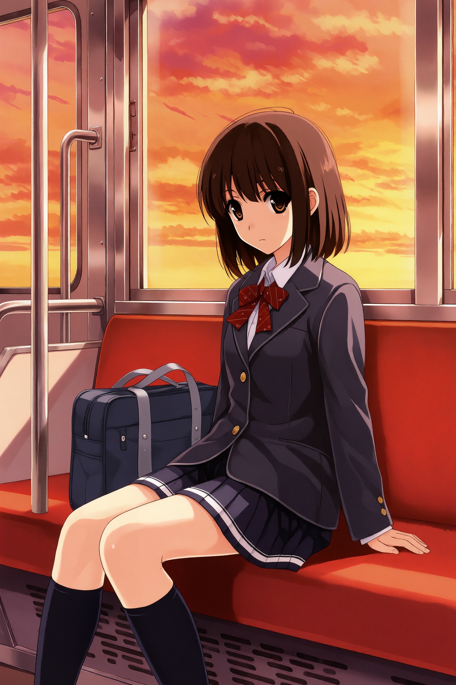 Misaki Kurehito Style-Old,  1girl,  solo on Tensor.Art