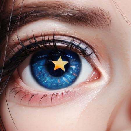 photorealistic,photo,1girl,face,eyes,closeup,star-shaped_pupils,<lora:star-shaped_pupils-000005:0.8>