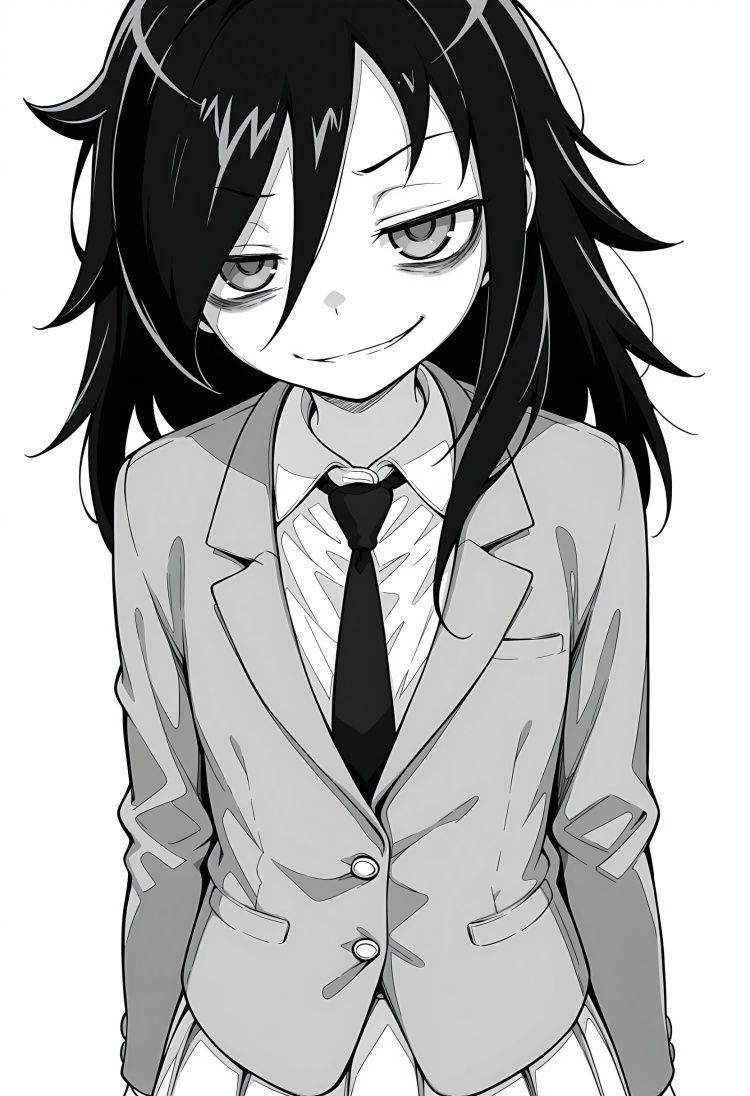 Tomoko Kuroki (黒木智子) - Watamote (わたモテ) [IL] by interfusor on Tensor.Art