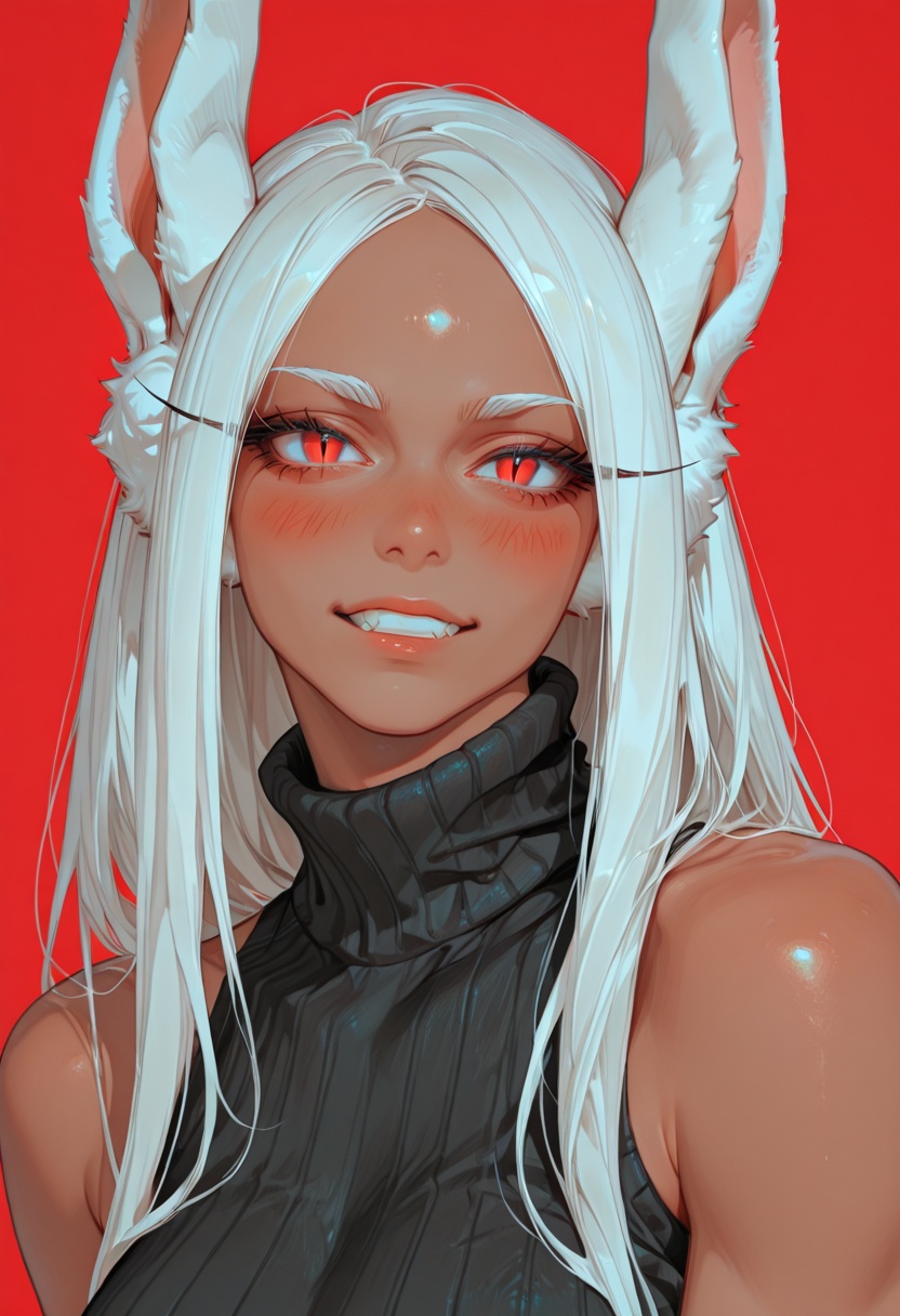 1girl,  mirko,  dark-skinned female on Tensor.Art