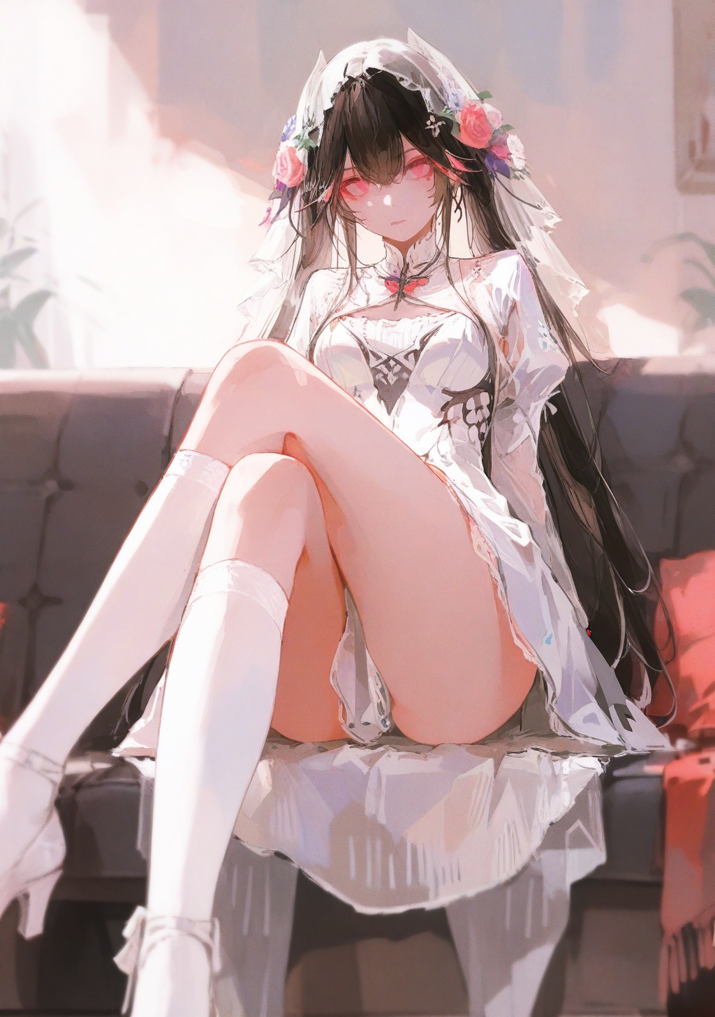 96yottea,  huajia,  white dress on Tensor.Art
