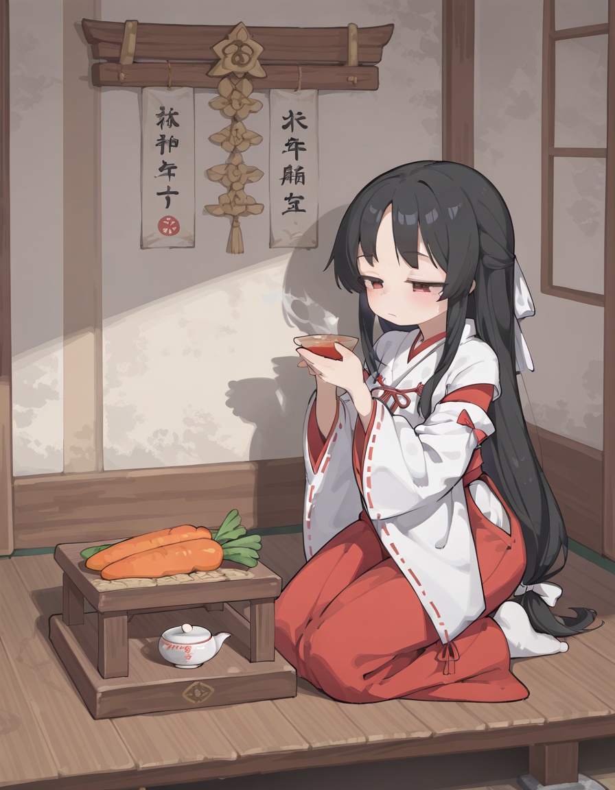 bstyle1girl,  miko,  shrine maiden on Tensor.Art