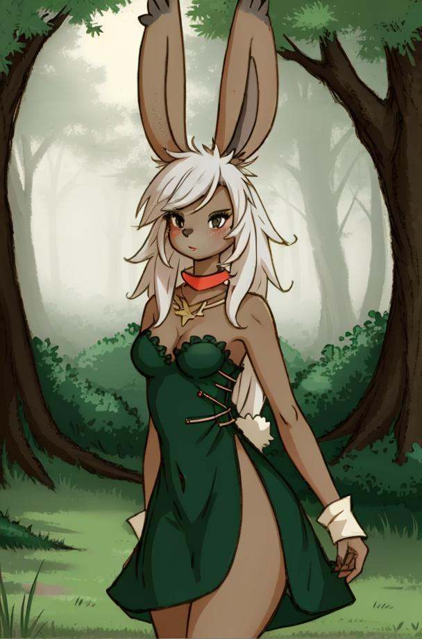 VieraCzar,  (viera,  dark skin on Tensor.Art