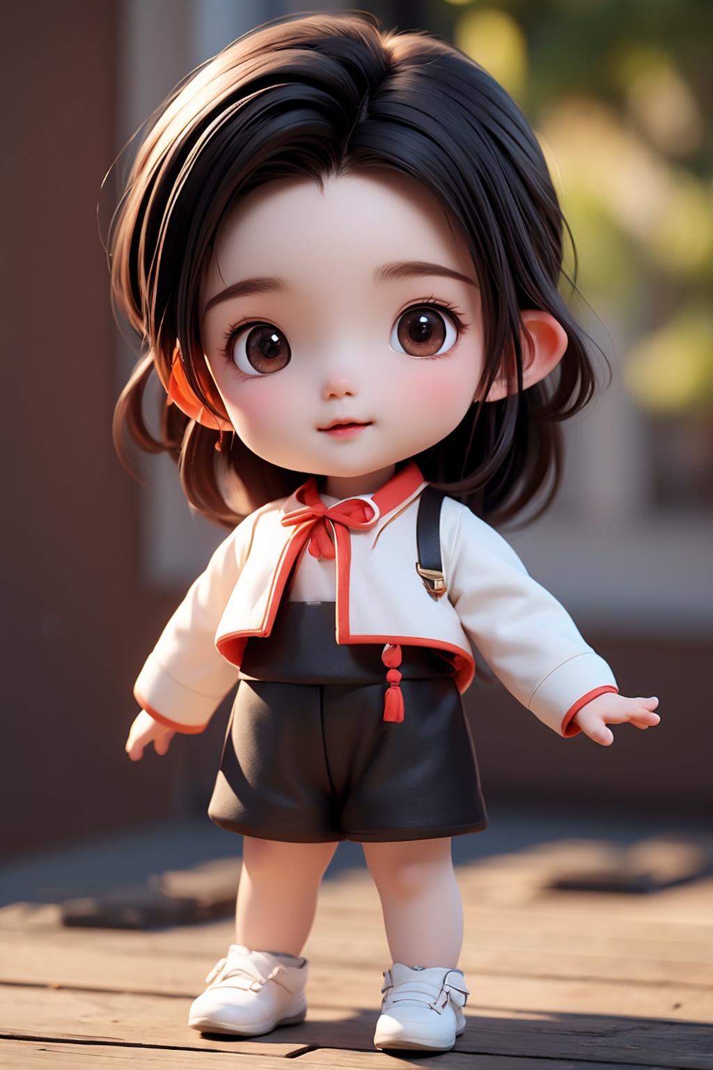 (best quality:1.4),(masterpiece:1.4),(8K:1.4),(extremely detailed:1.4),(black eyes:1.2),(black hair:1.2),(full body:1.3),1girl,