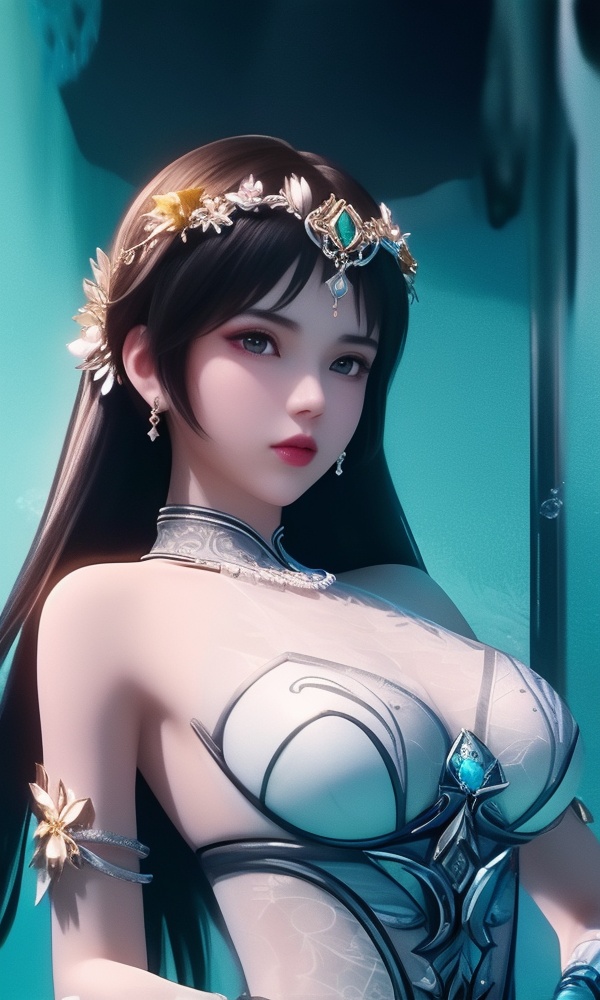 (,1girl, ,best quality, ),looking at viewer, <lora:406-DA-太一剑仙传-钟灵秀:0.8> ,, ,masterpiece, ((((, solo,  , ,solo focus, ,underwater, )))) ,ultra realistic 8k cg,   clean, masterpiece,     cinematic lighting, cinematic bloom,  (( , )),, , unreal, science fiction, luxury, jewelry, diamond, gold, pearl, gem, sapphire, ruby, emerald, intricate detail, delicate pattern, charming, alluring, seductive, erotic, enchanting, hair ornament, necklace, earrings, bracelet, armlet,,(()),