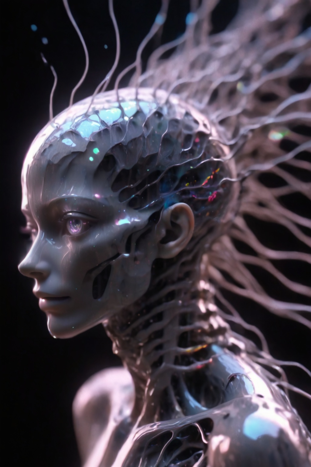 digital art,  hologram,  bigdata on Tensor.Art