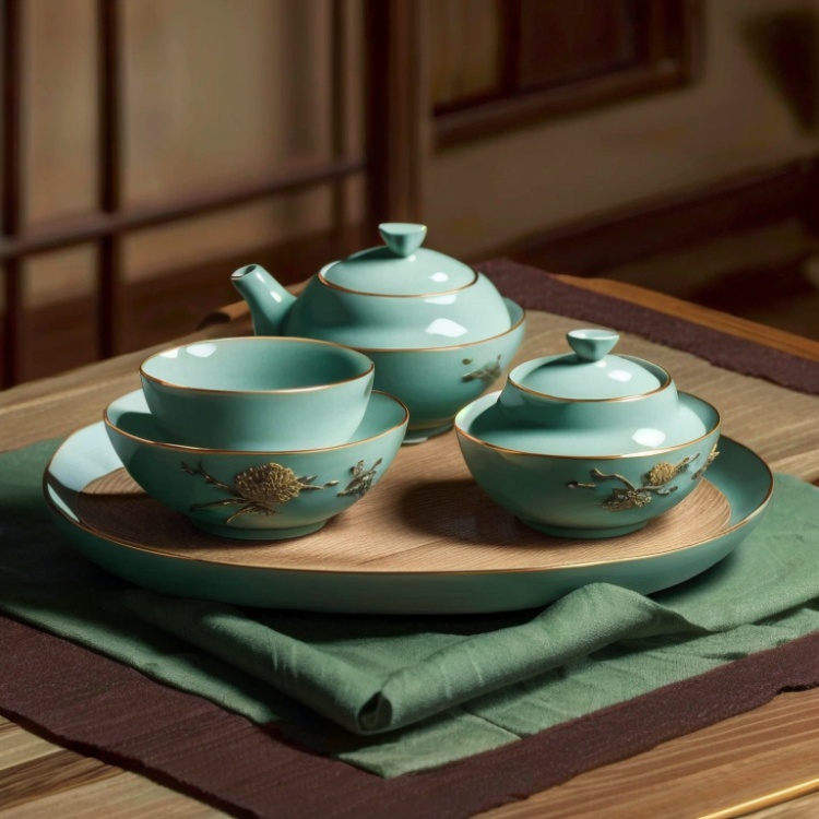 设计-中式茶具-ChineseTeaSet by 师叔 on Tensor.Art