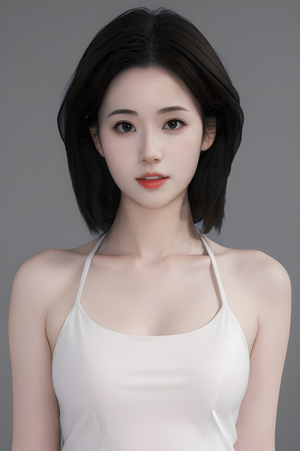 <lora:0827_05:0.7>simple background, (masterpiece, best quality:1.4),finely detailed,1girl,solo,pale skin,perfect body,(half body photo:1.5),, 1girl,realistic,masterpiece, best quality, photorealistic, HDR,detail