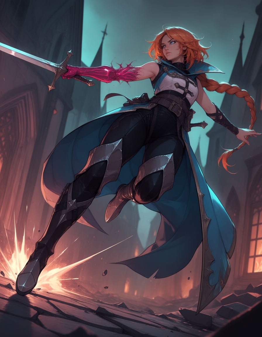 cartoon,  solo,  woman on Tensor.Art