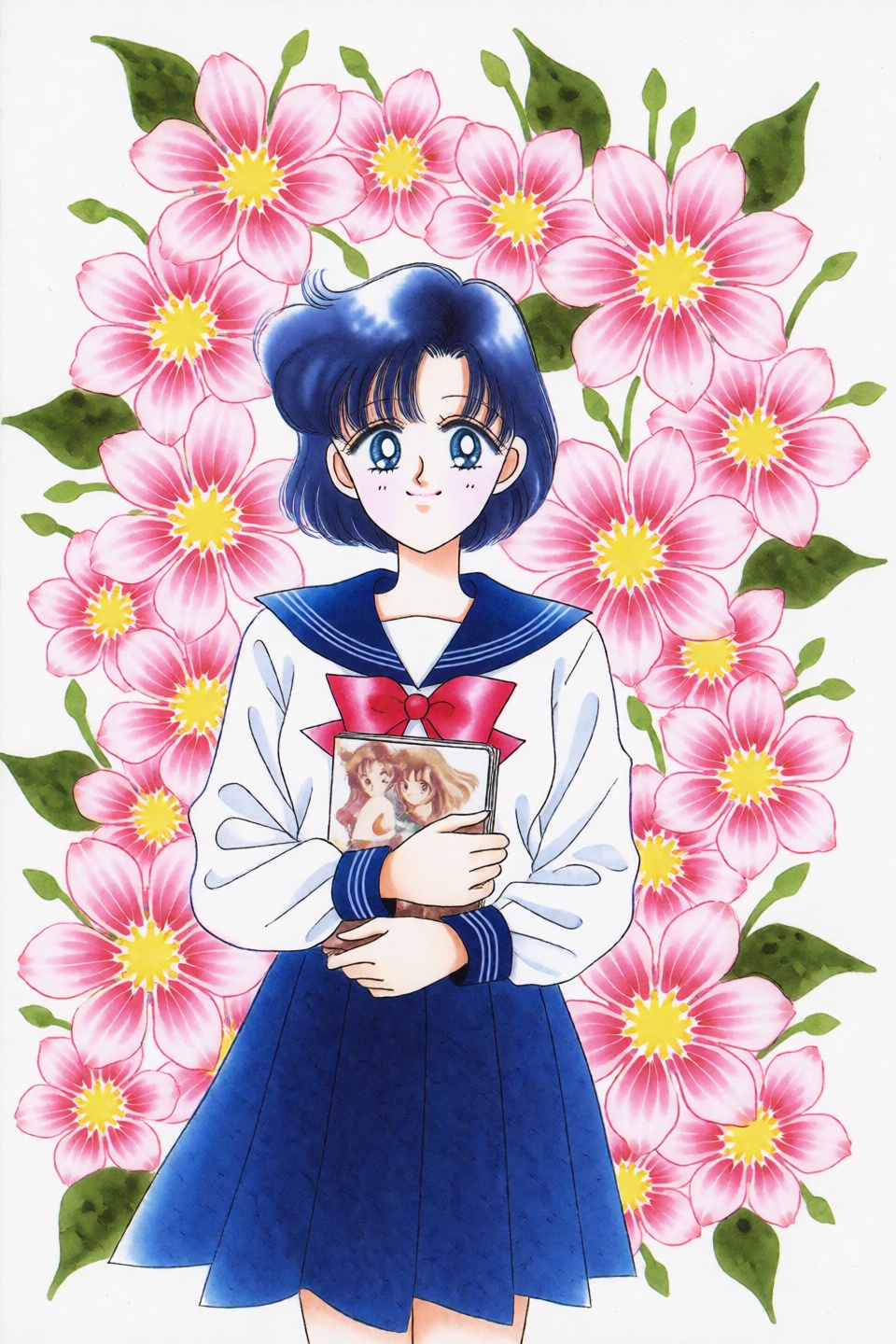 Takeuchi Naoko Style,  1girl,  mizuno ami on Tensor.Art