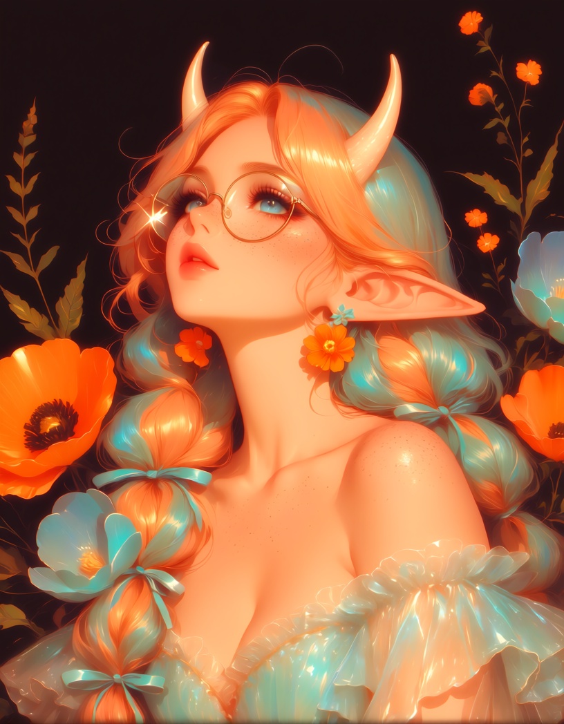 Sph,  sparkles,  soft pastel colors on Tensor.Art