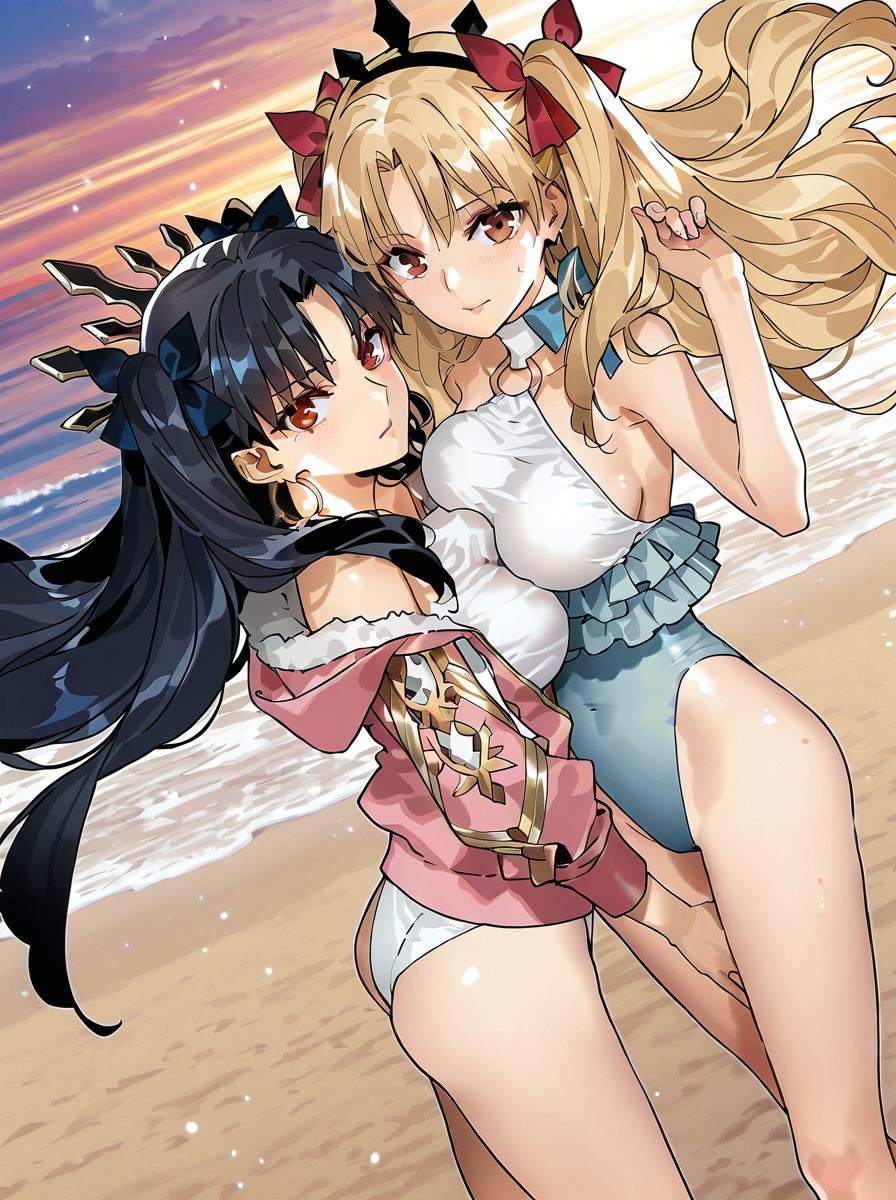 mzuki,  2girls,  ereshki on Tensor.Art