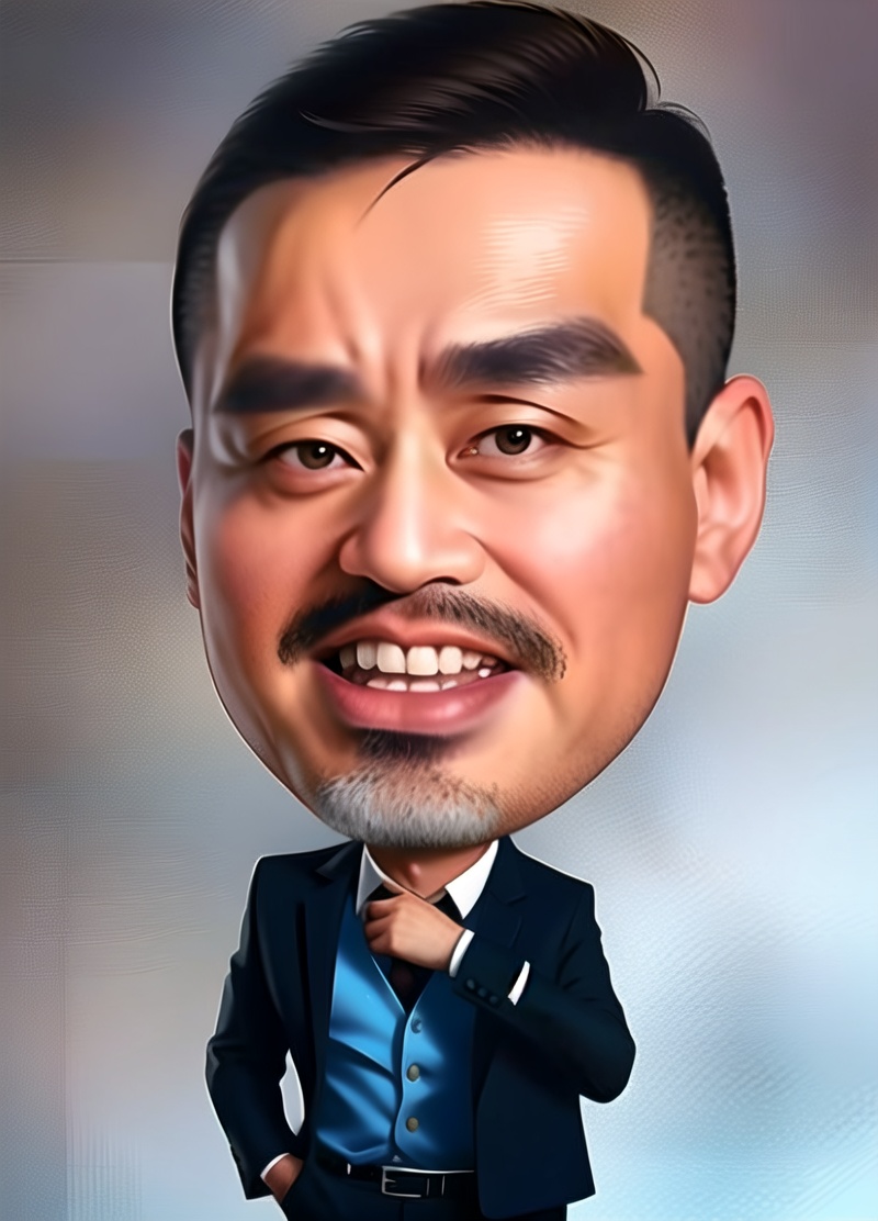 1boy,male focus,solo,necktie,formal,belt,shirt,blue necktie,smile,suit,realistic,jacket,pants,brown hair,looking at viewer,white shirt,vest,black jacket,simple background,hands in pockets,collared shirt,black pants,brown eyes,teeth,grin,short hair,black suit,long sleeves,grey background,facial hair,datou,, (best quality:1.5), (masterpiece:1.5), (super Realistic:1.5),(high detail:1.5)