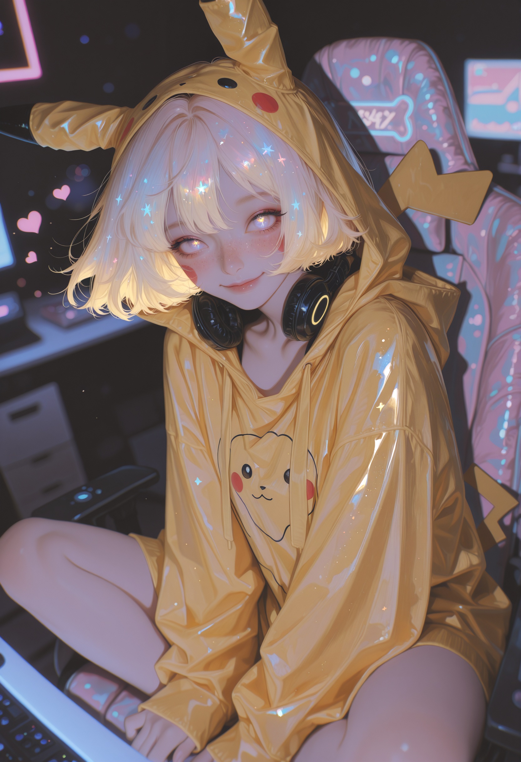 1 girl,  solo,  colored inner hair on Tensor.Art