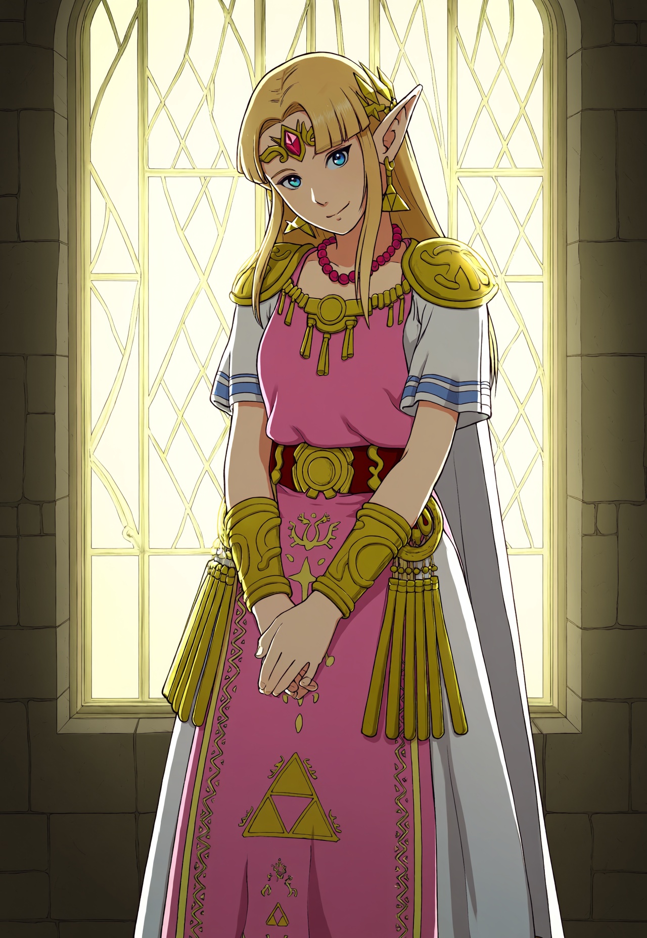 safe,  1girl,  princess zelda on Tensor.Art