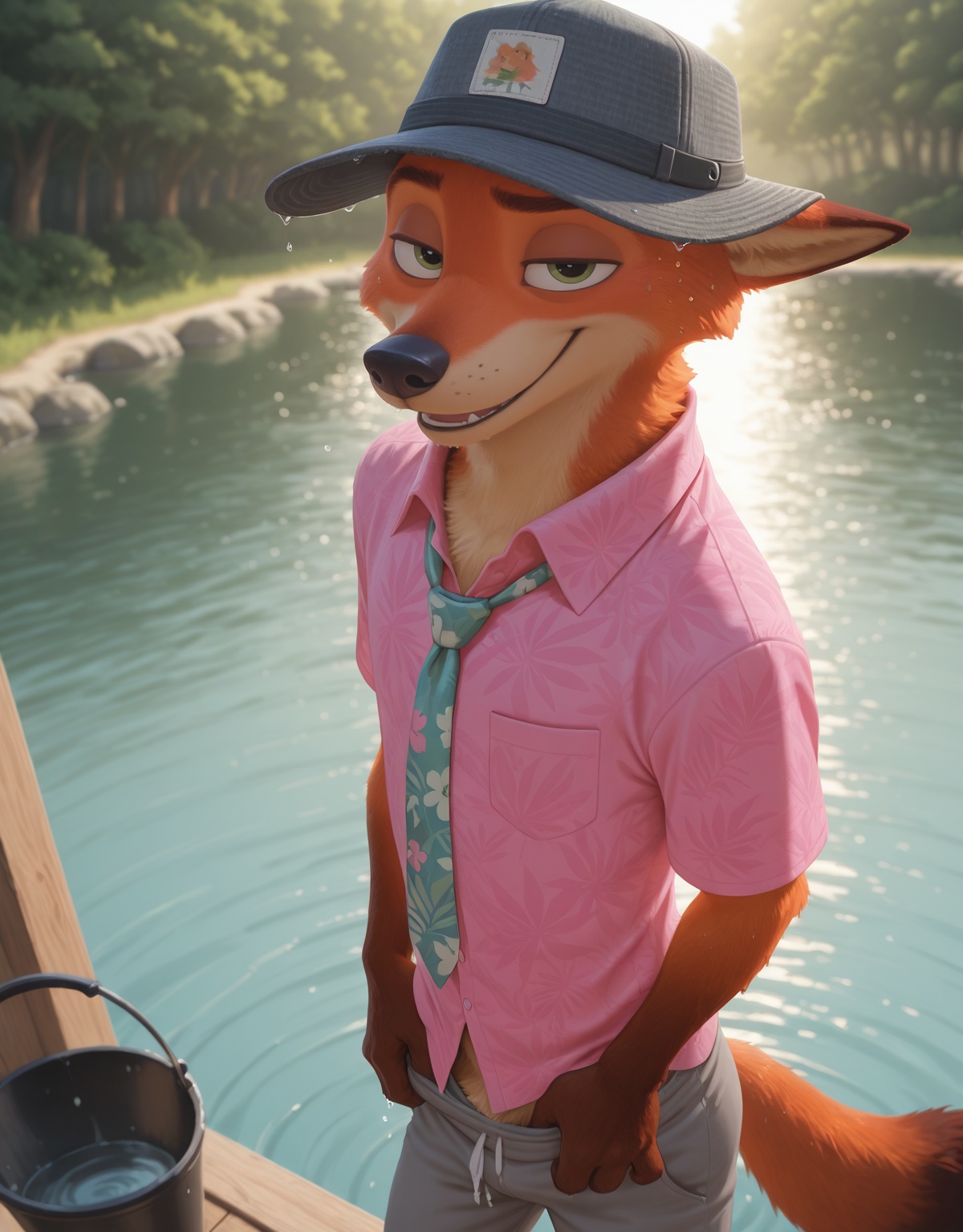 nick wilde,  1boy,  solo on Tensor.Art