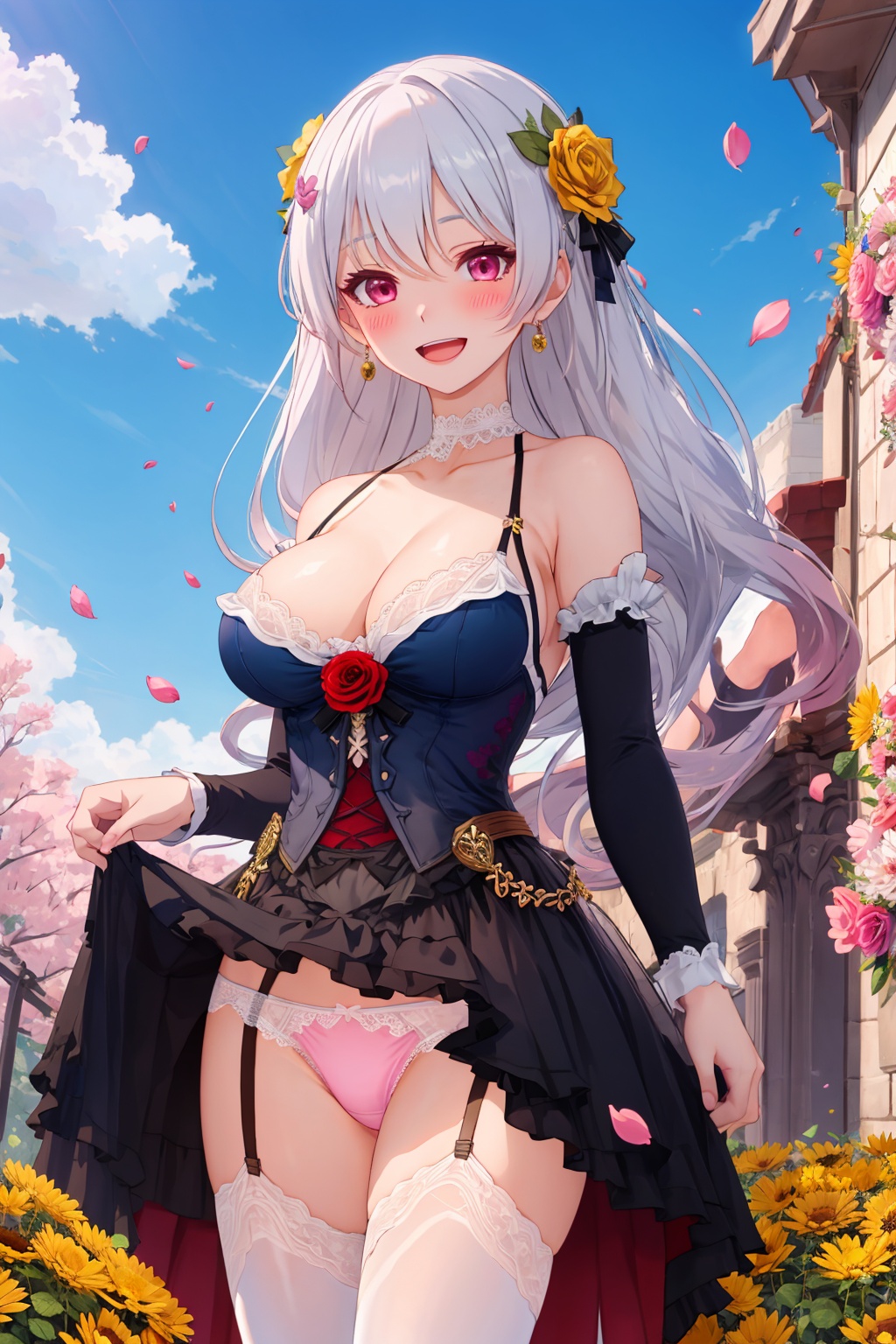 1girl,  theresa apocalypse,  ass visible through thighs on Tensor.Art