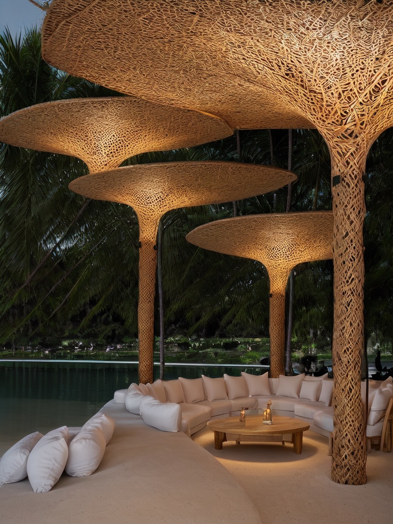 beach,a pavilion made of rattan,a field full of rape blossoms,<lora:20240102-1704177466587:0.8>,lamplight,fresh flower,