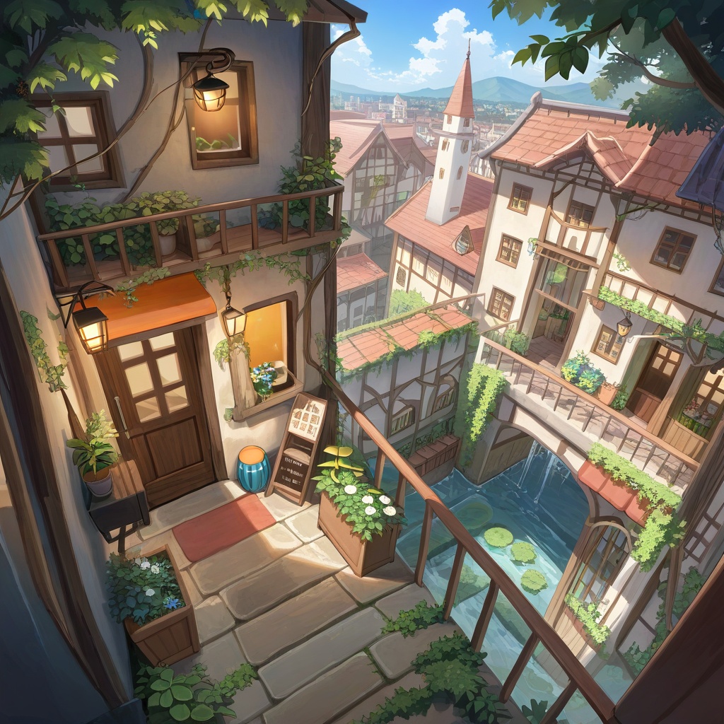 a0b,  architecture,  deep cityscape on Tensor.Art