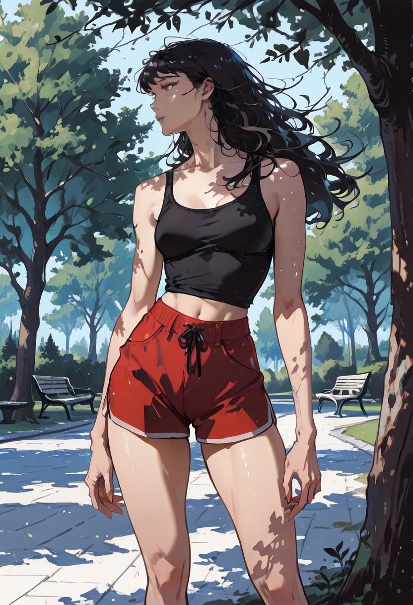 1girl,  solani style,  questionable on Tensor.Art
