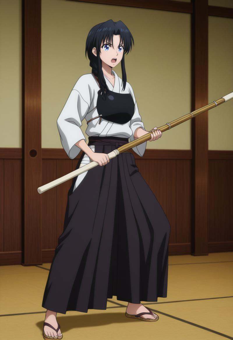 Kamiya Kaoru,  1girl,  solo on Tensor.Art