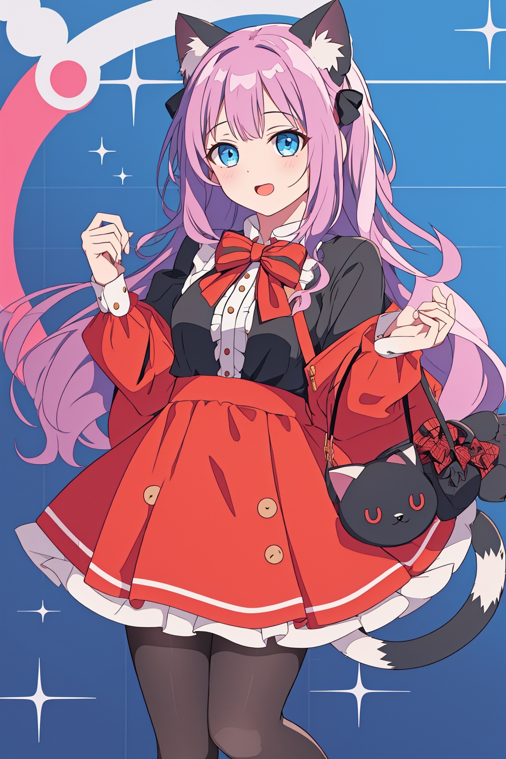 1girl,full body,cat_costume,