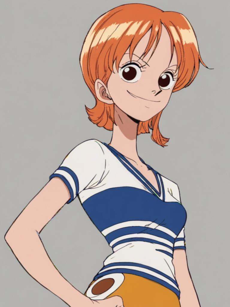 nami,  1girl,  short hair on Tensor.Art