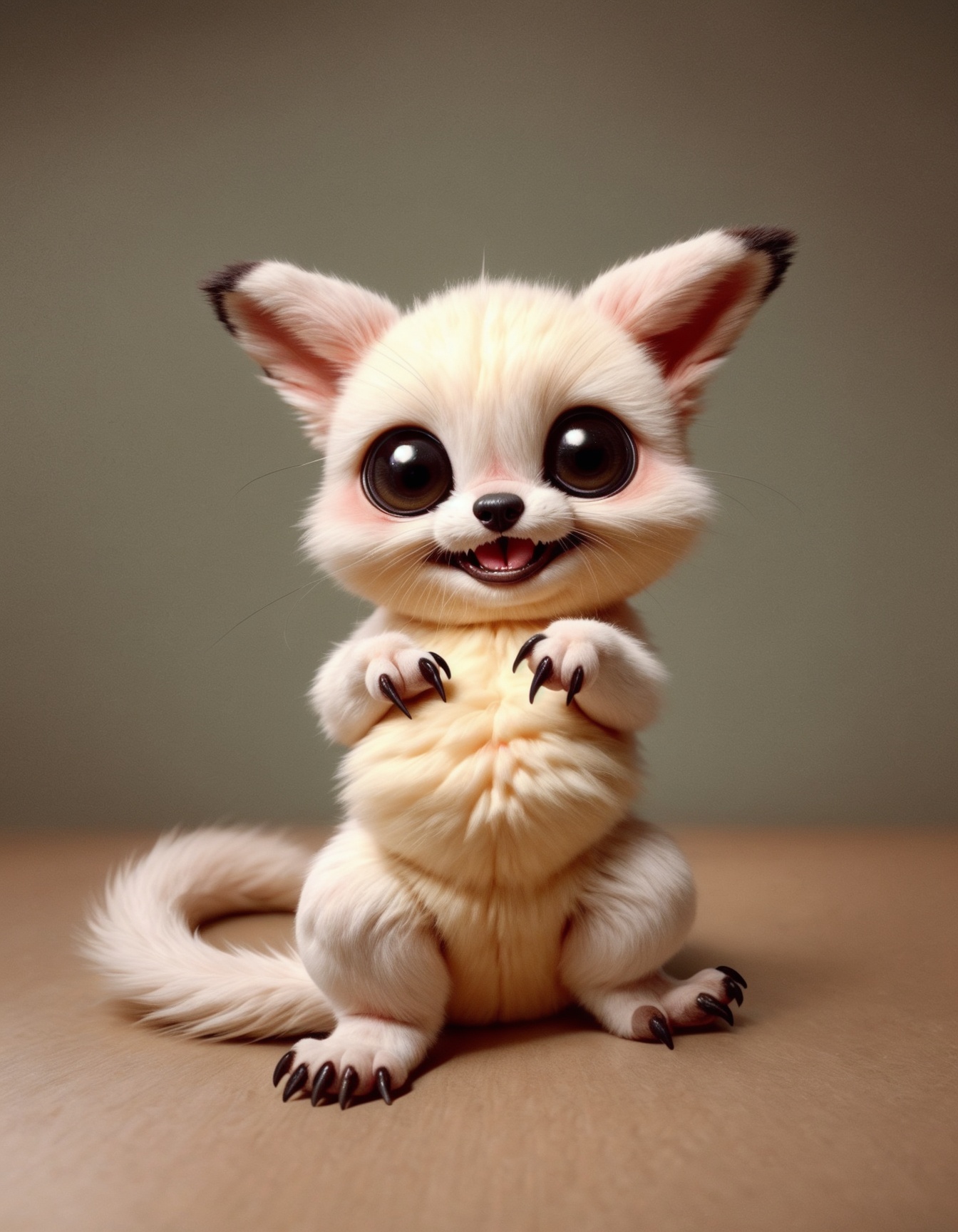 I don't know what this thing is,  but it's so adorable it'll make you claw your own eyes out because you know you'll never...